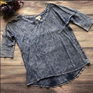 Anthro cloth & stone Chambray Pullover sz Large
